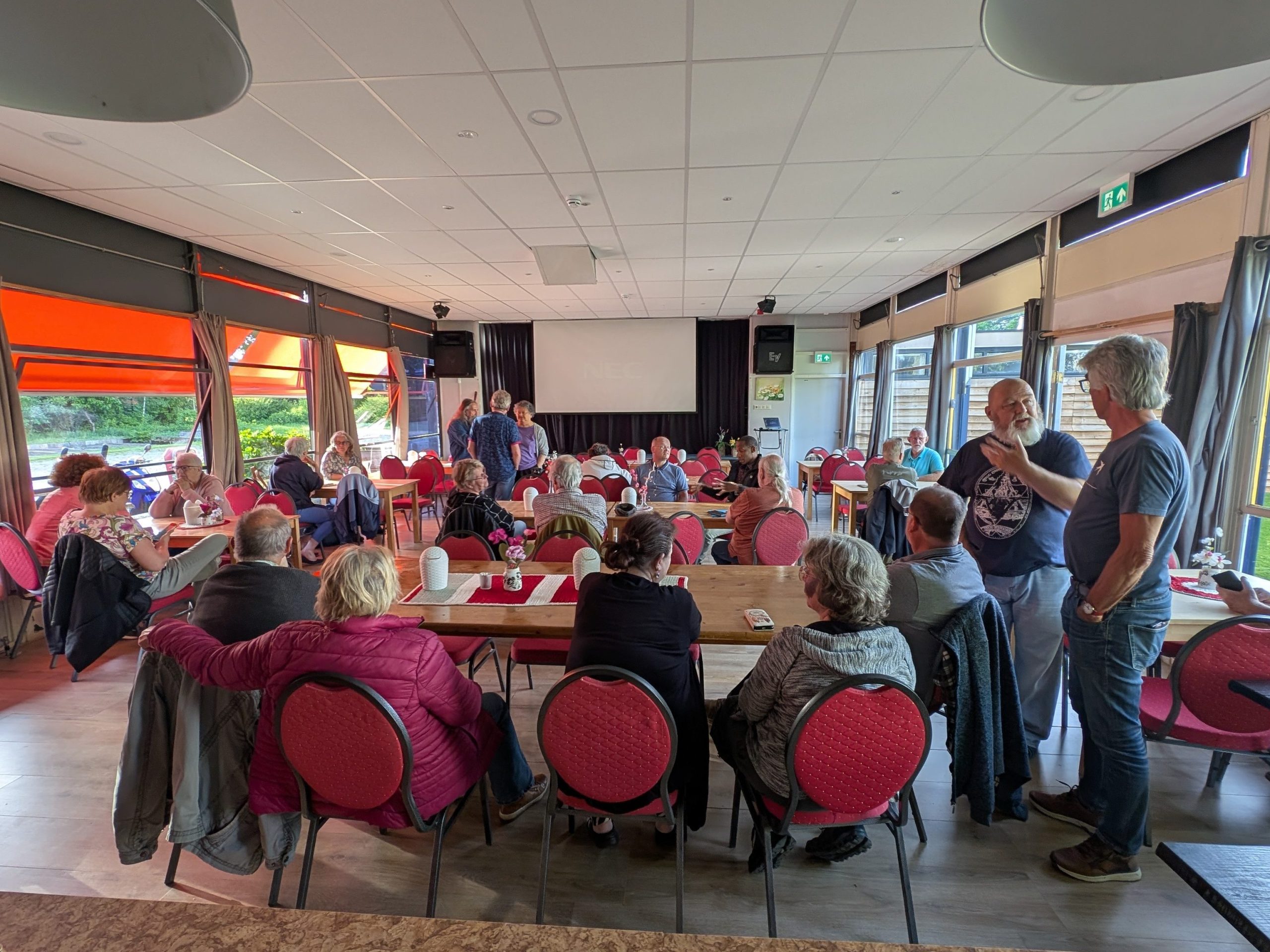 Met Ferenc van Damme op een Hoe dan? bijeenkomst